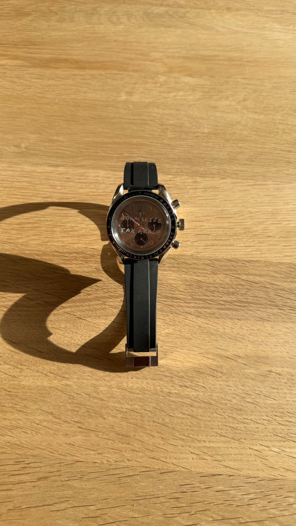 NORMALIZE TAX FRAUD — Steel Chronograph