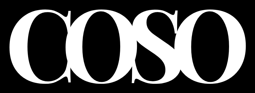 Coso logo tight white